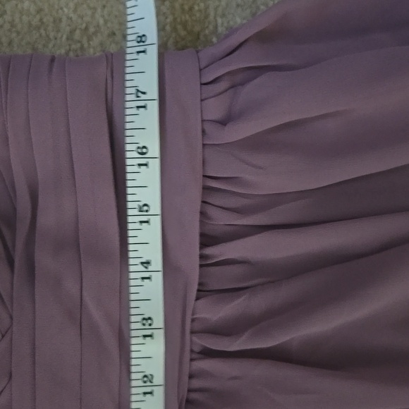 Bill Levkoff Mauve Bridesmaid Dress Size 14/16 - Picture 10 of 10